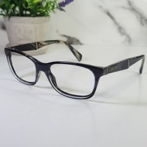 Prada Eyeglass Rectangular Frames in Tortoiseshell.vpr 14p prada glasses